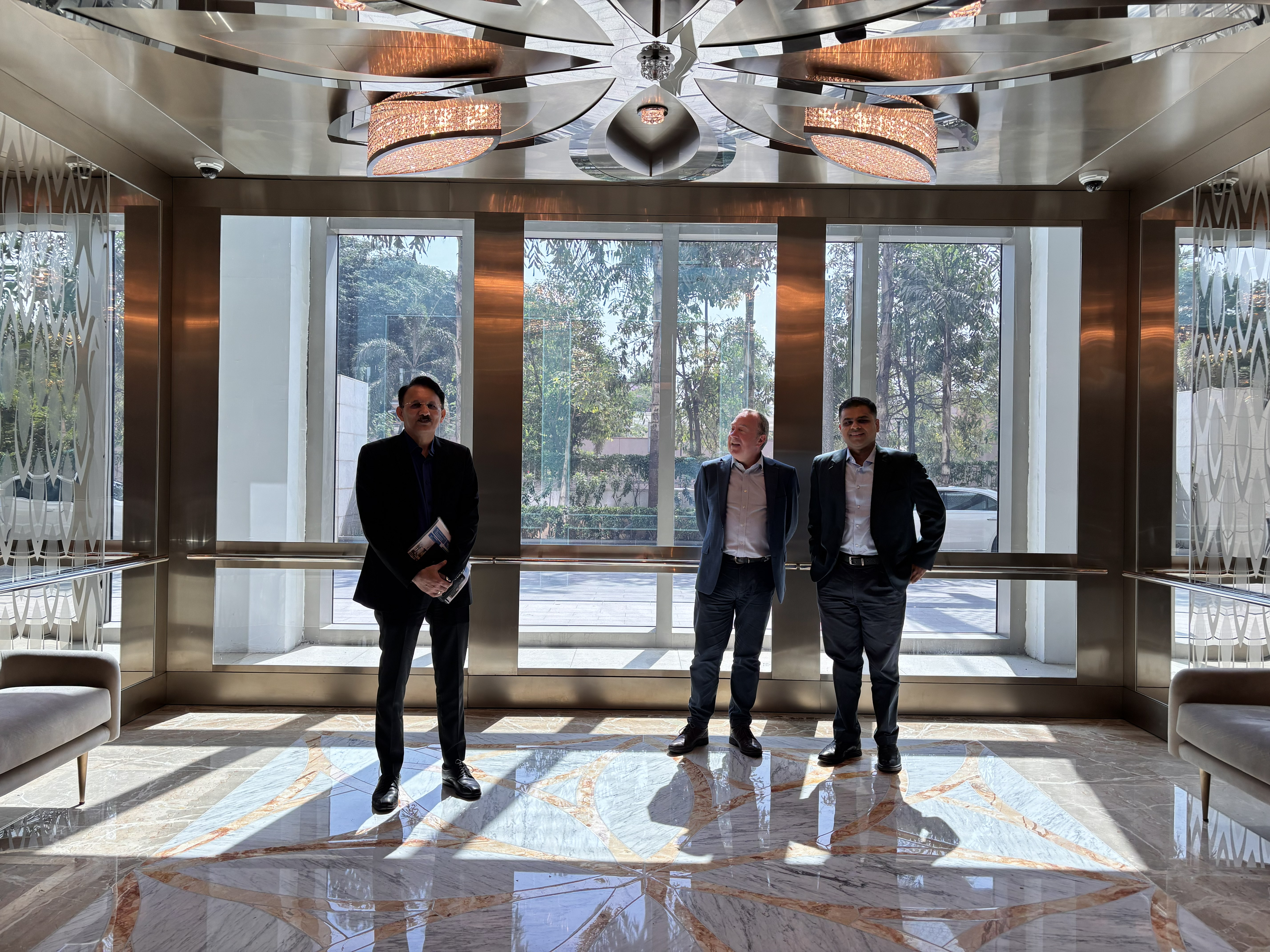 The worlds largest passenger elevator at the Jio World Centre in Bandra Kurla Complex can carry up to 235 people in a single trip.